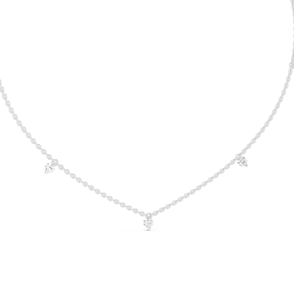The Stellar Multi-Drop Pendant White Gold