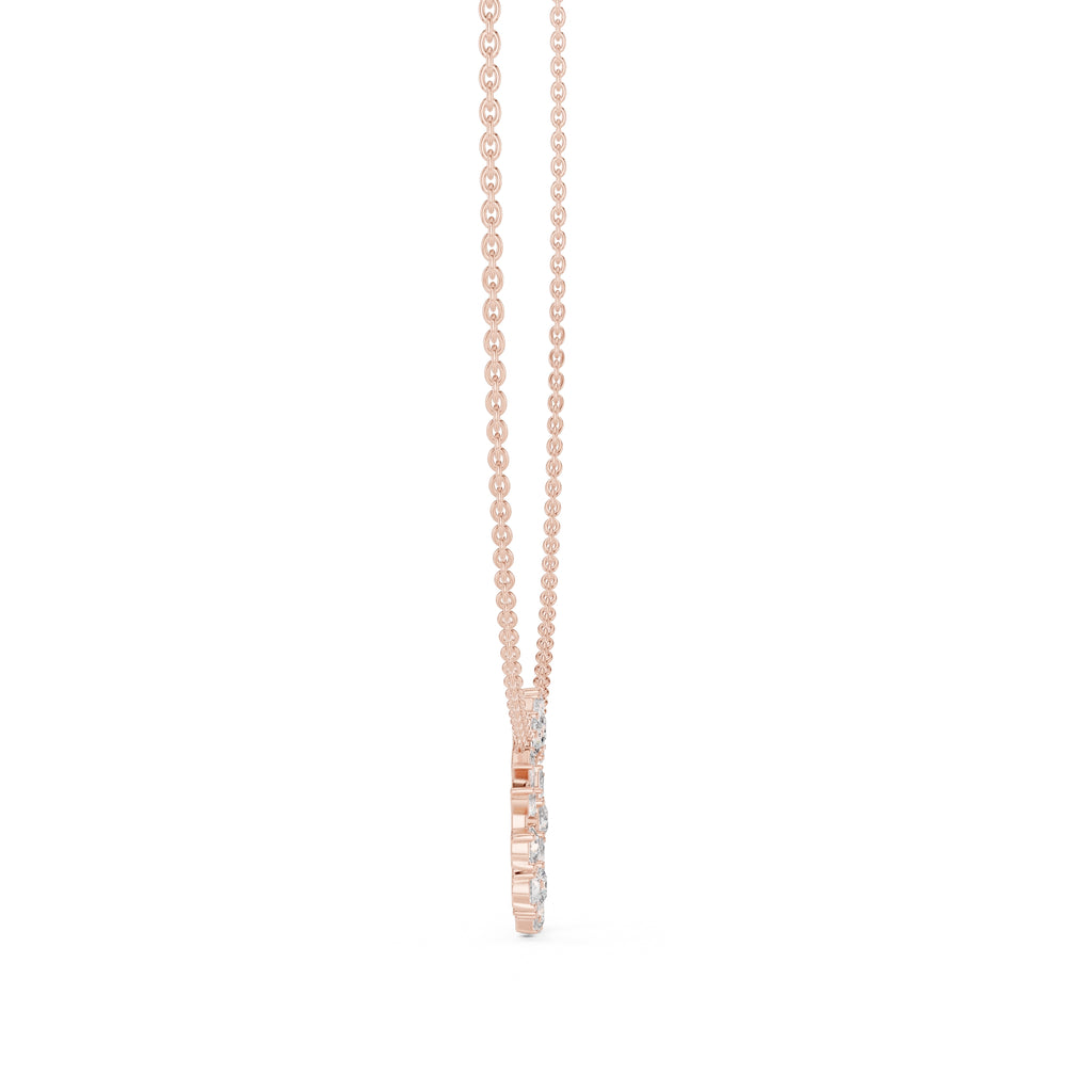 The Symphony Wreath Pendant Rose Gold