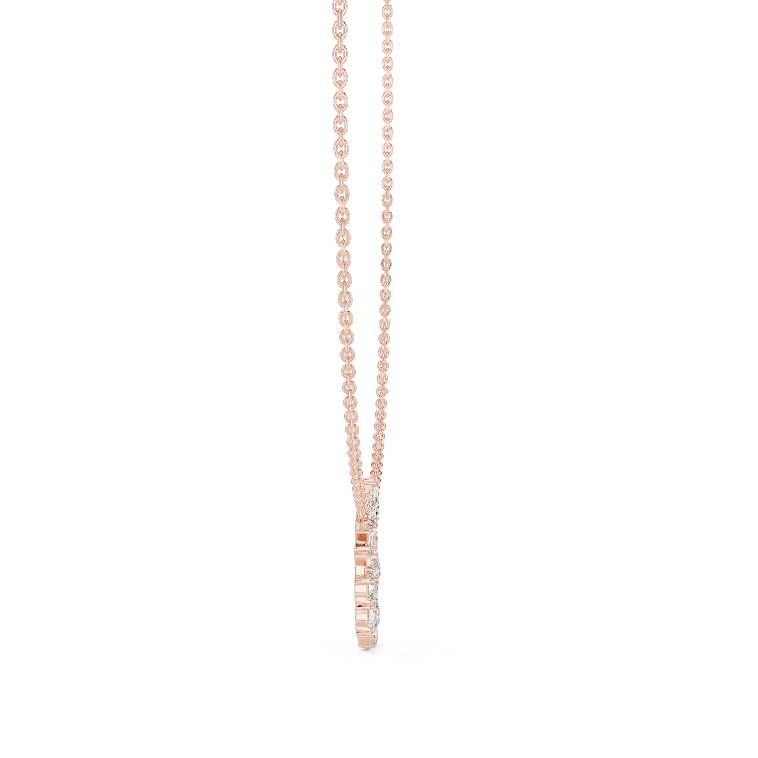 The Symphony Wreath Pendant Rose Gold