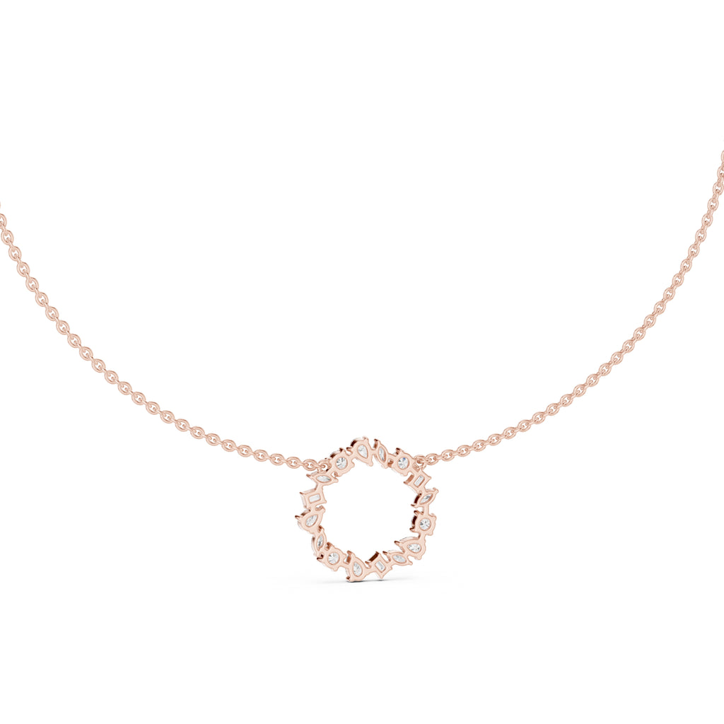 The Symphony Wreath Pendant Rose Gold