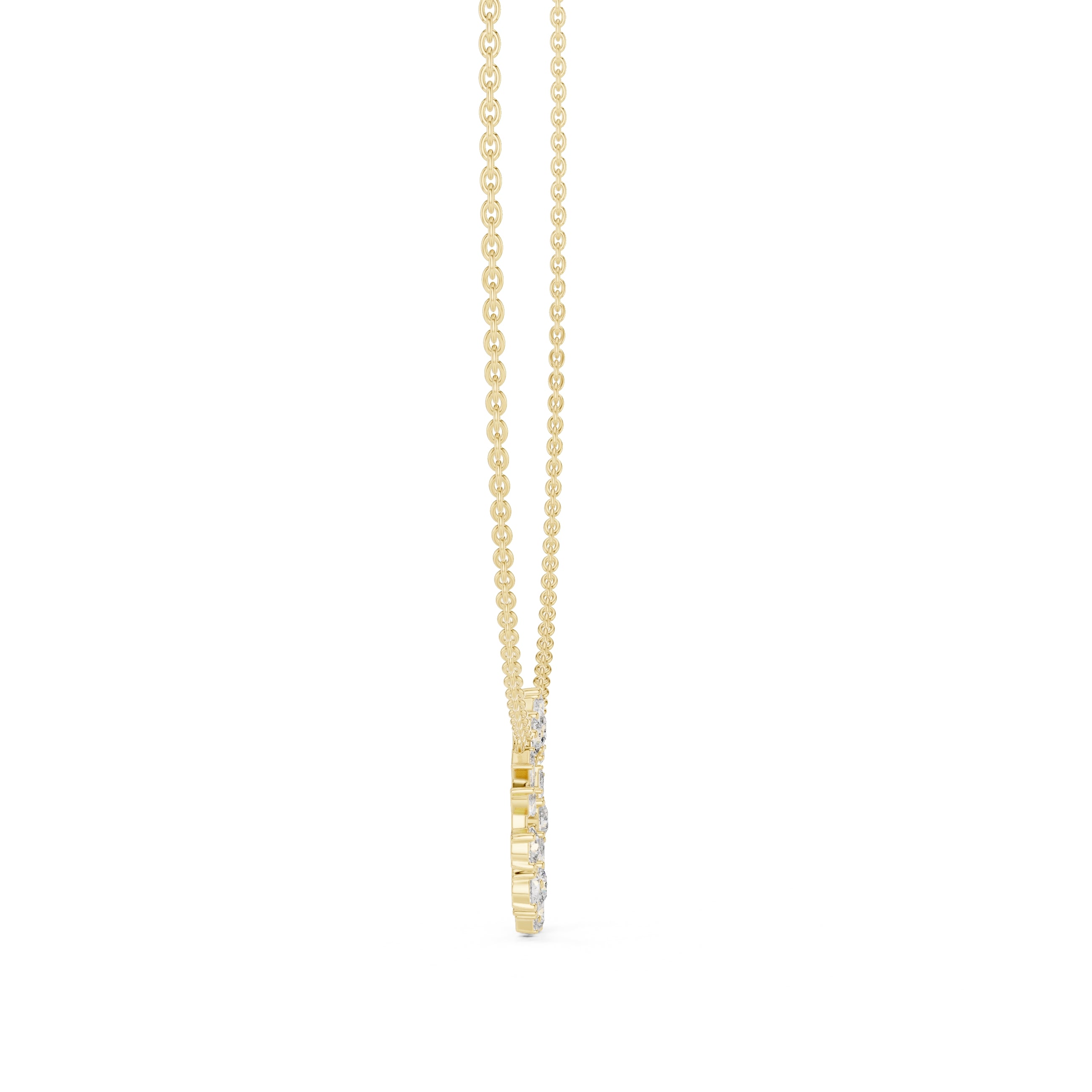 The Symphony Wreath Pendant Yellow Gold
