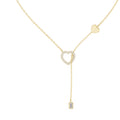 The Devotion Lariat Pendant Yellow Gold