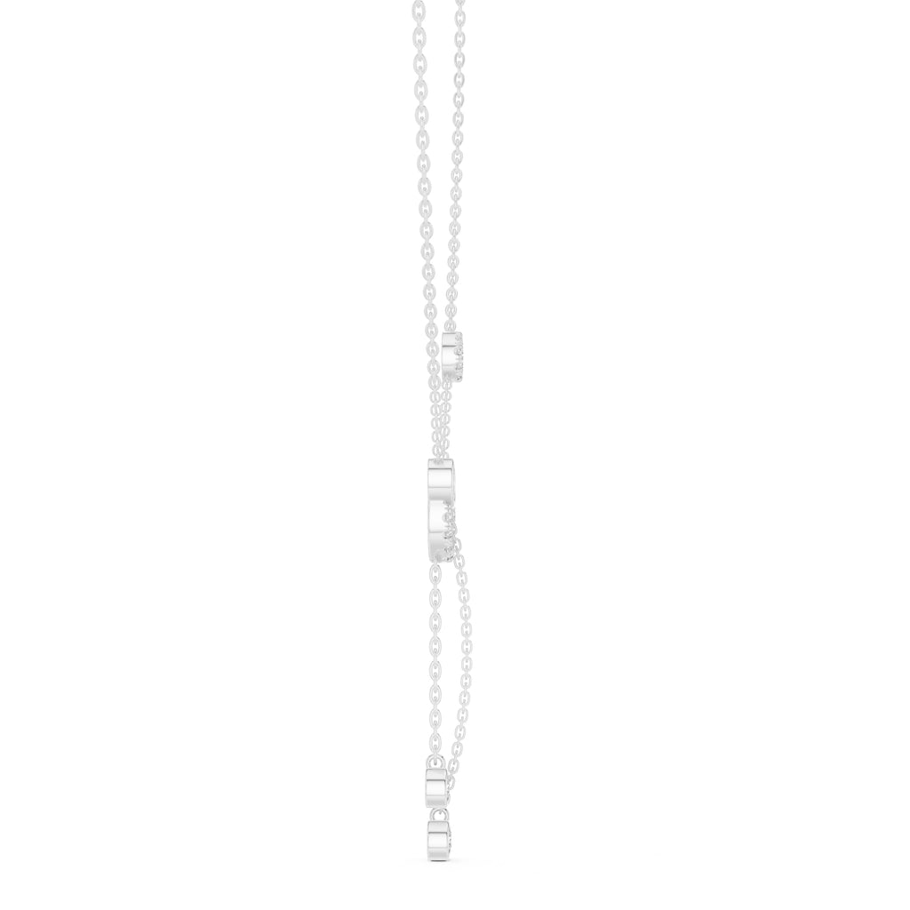 The Eclipse Drop Station Chain White Gold