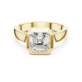 The Seamless Encase Ring 2ct Yellow Gold Asscher