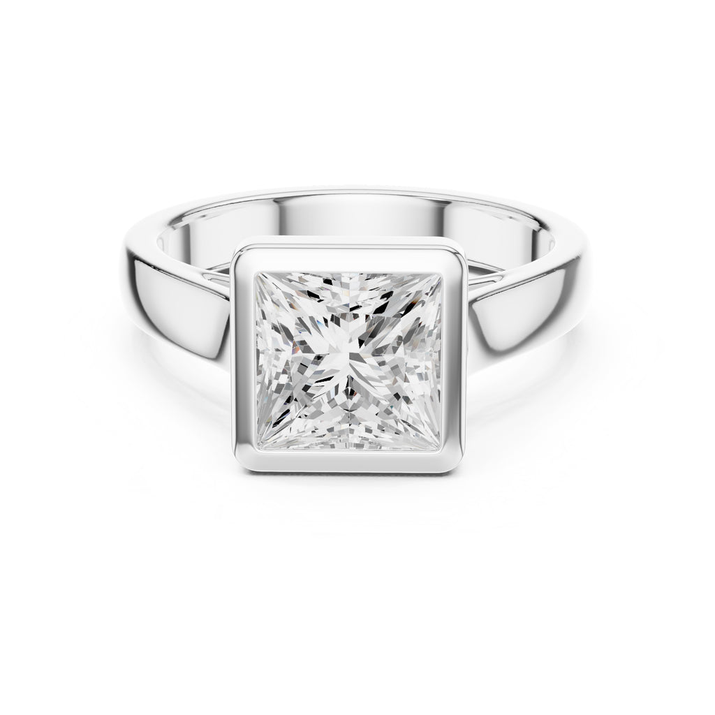 The Seamless Encase Ring 2ct White Gold Princess