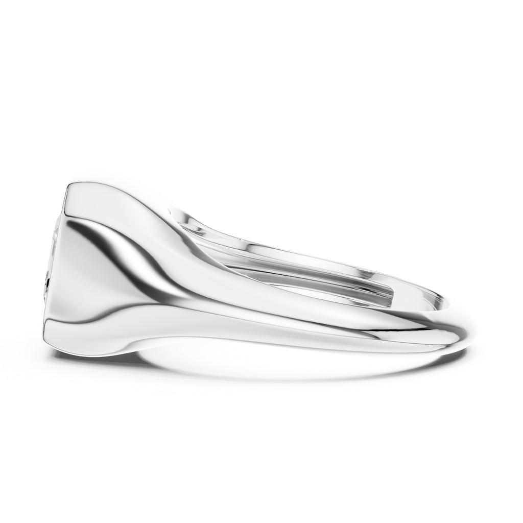 The Fortress Setting 2ct White Gold Asscher