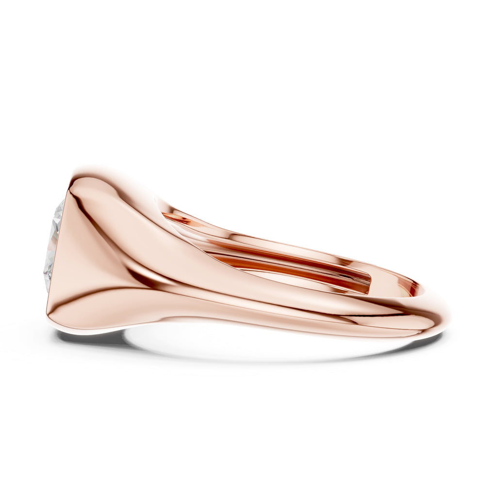 The Fortress Setting 2ct Rose Gold Cushion