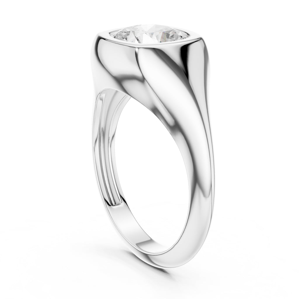 The Fortress Setting 2ct White Gold Cushion