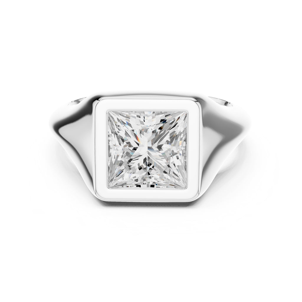 The Fortress Setting 2ct White Gold Princess