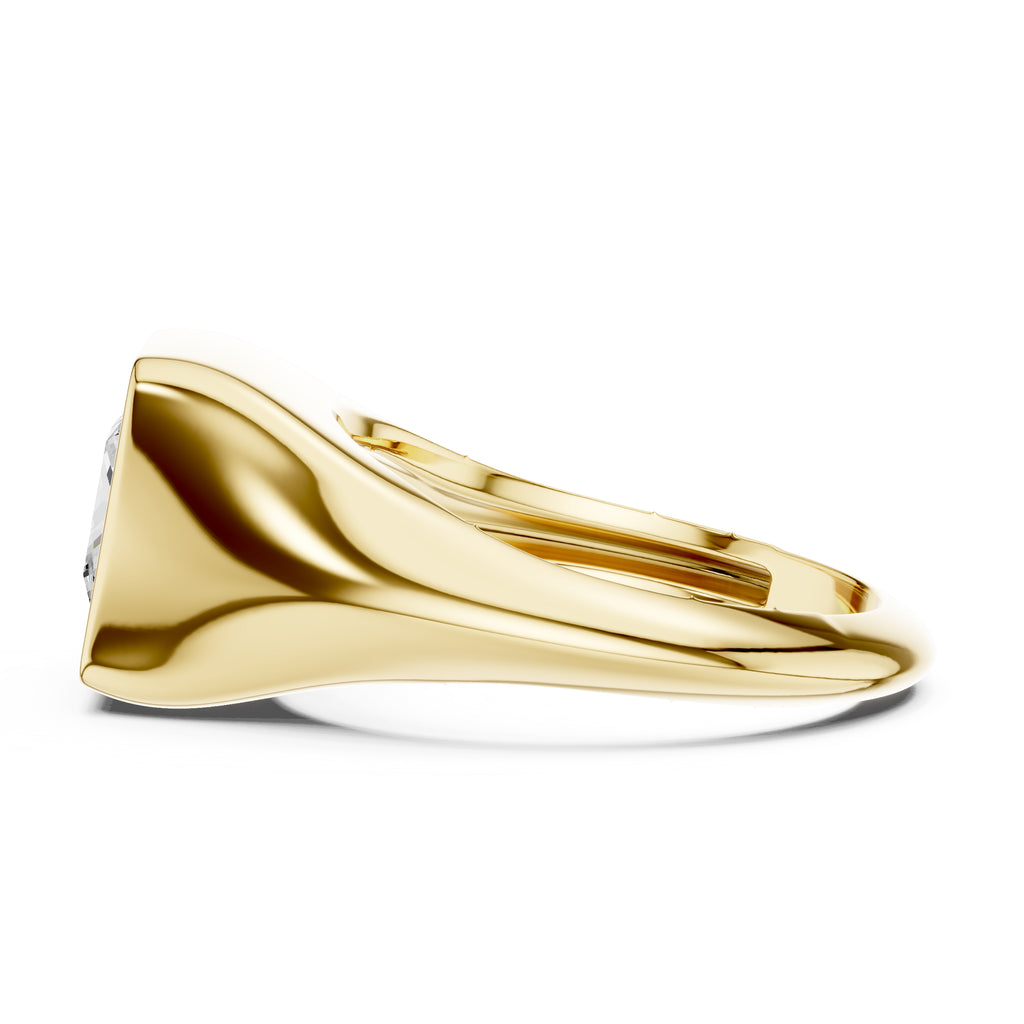 The Fortress Setting 2ct Yellow Gold Princess