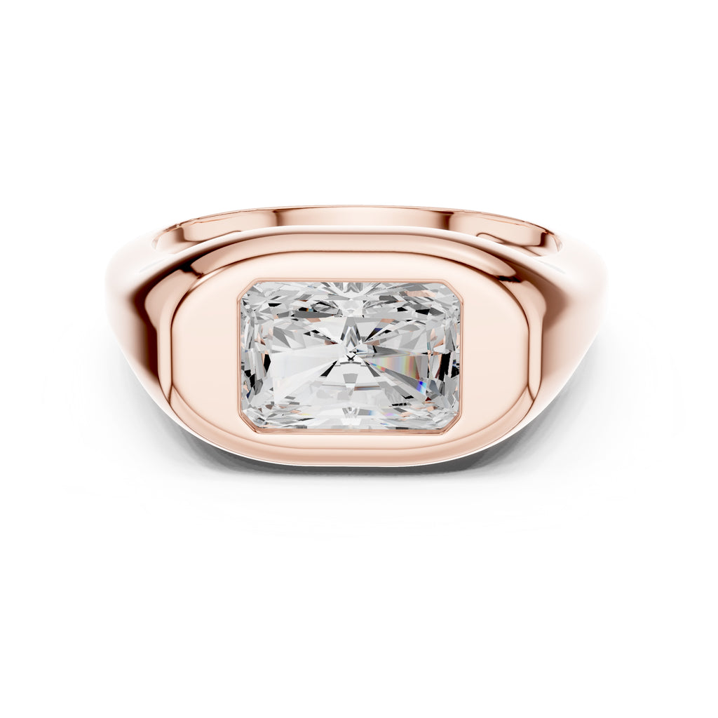 The Fortress Setting 2ct Rose Gold Radiant