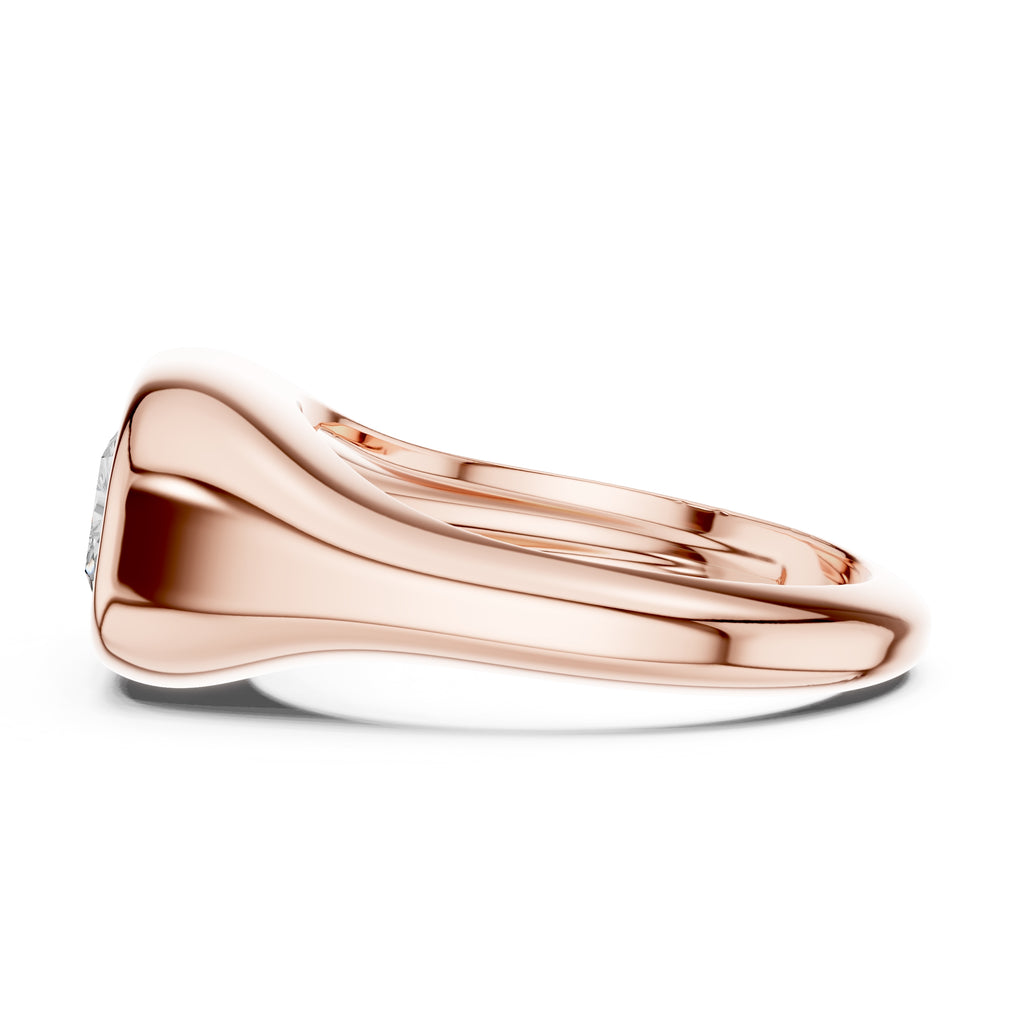The Fortress Setting 2ct Rose Gold Radiant