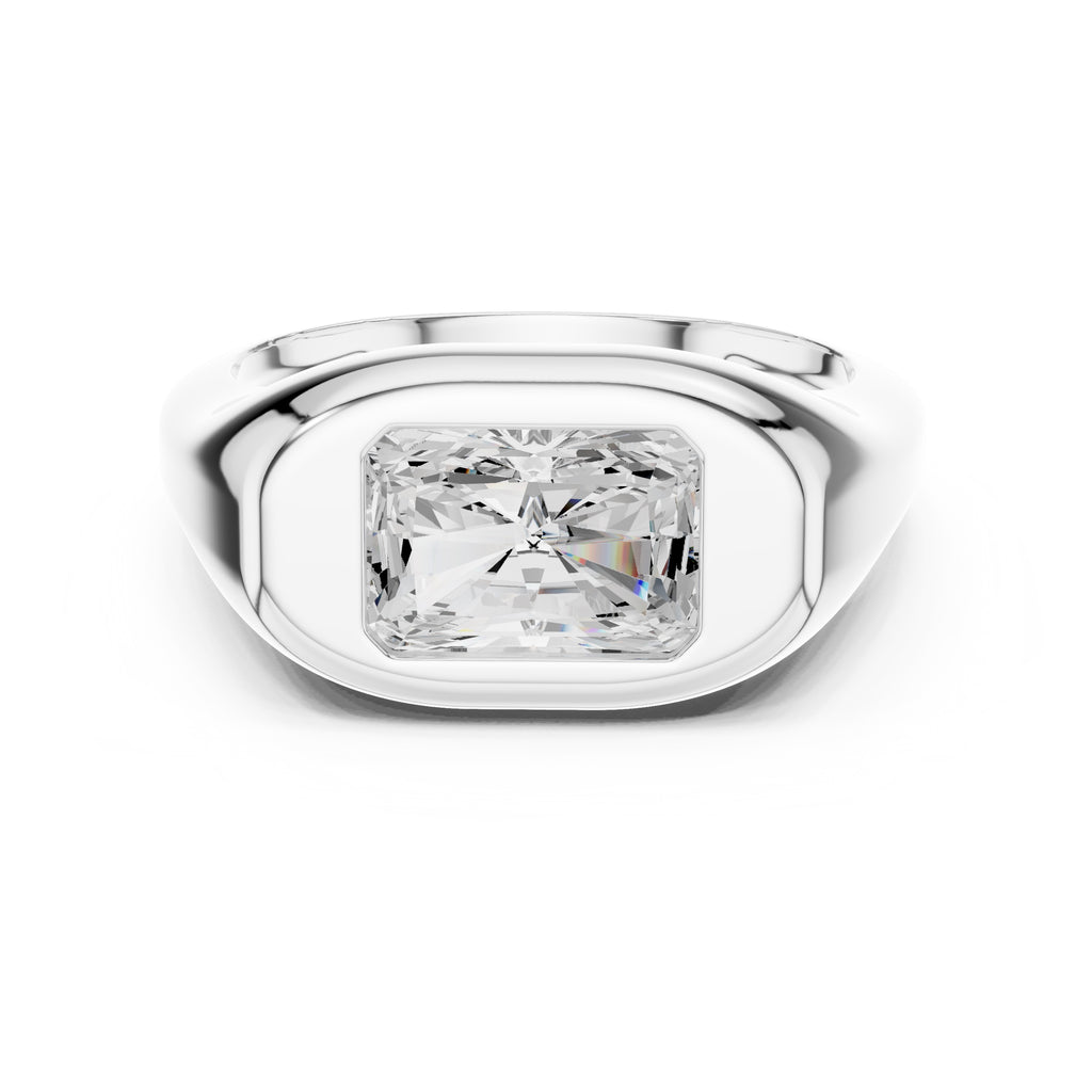 The Fortress Setting 2ct White Gold Radiant