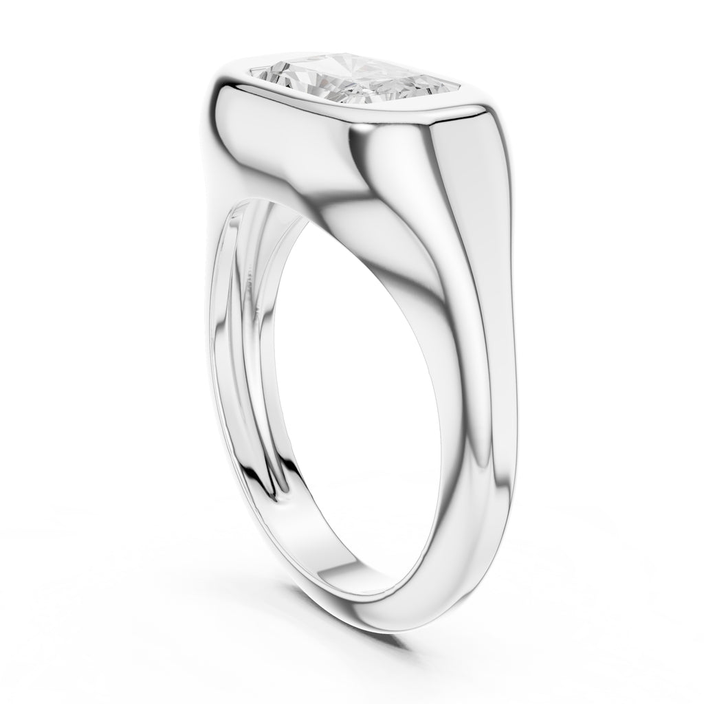 The Fortress Setting 2ct White Gold Radiant