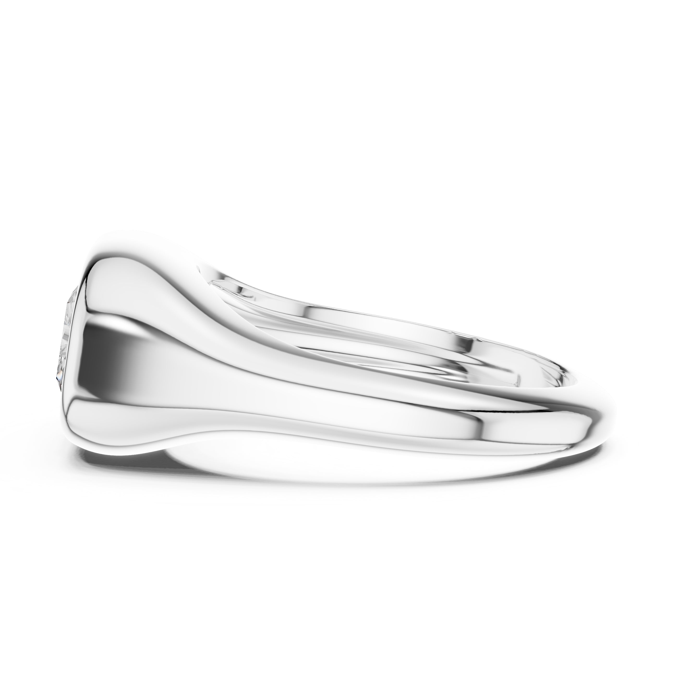 The Fortress Setting 2ct White Gold Radiant