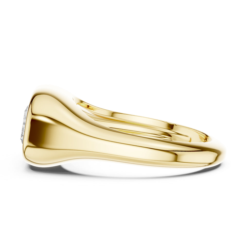 The Fortress Setting 2ct Yellow Gold Radiant