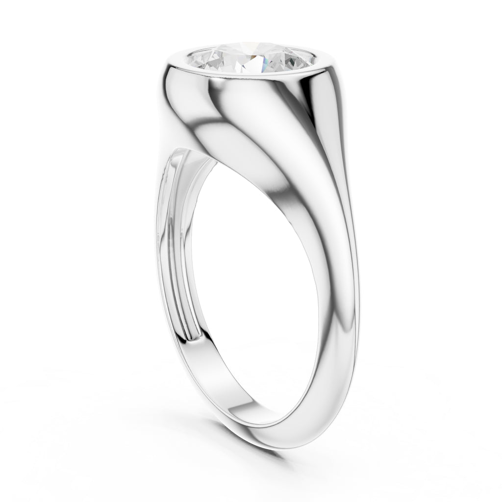 The Fortress Setting 2ct White Gold Round