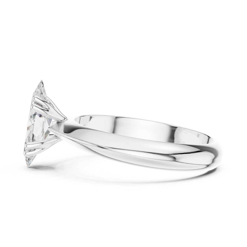 The Twin-Claw Classic Ring 1.5ct White Gold Marquise