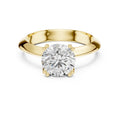 The Twin-Claw Classic Ring 1.5ct Yellow Gold Round
