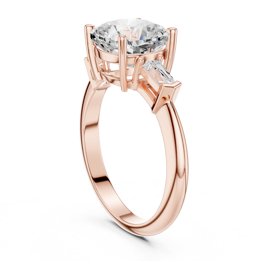 The Promise Trilogy 3ct Rose Gold Cushion