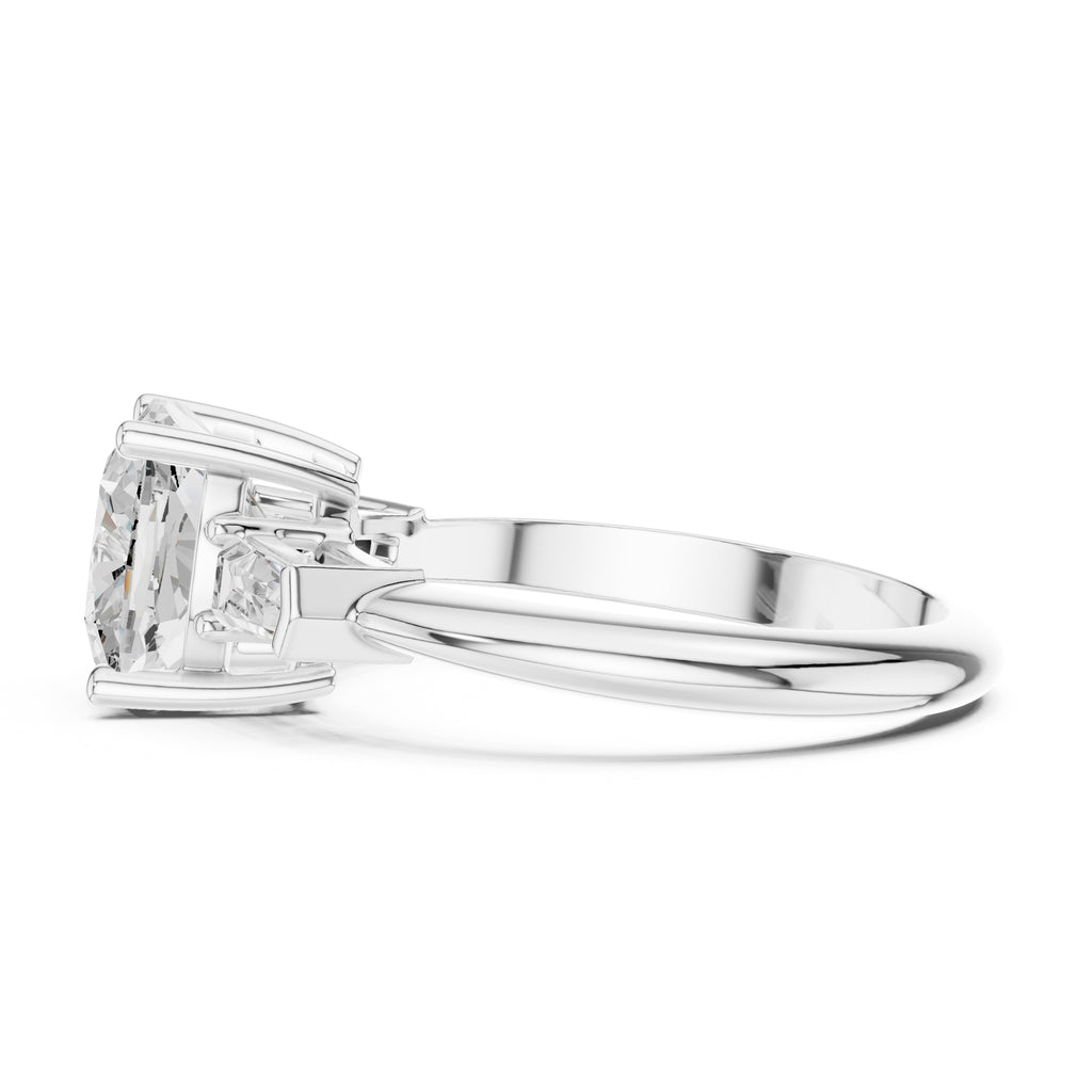 The Promise Trilogy 3ct White Gold Cushion