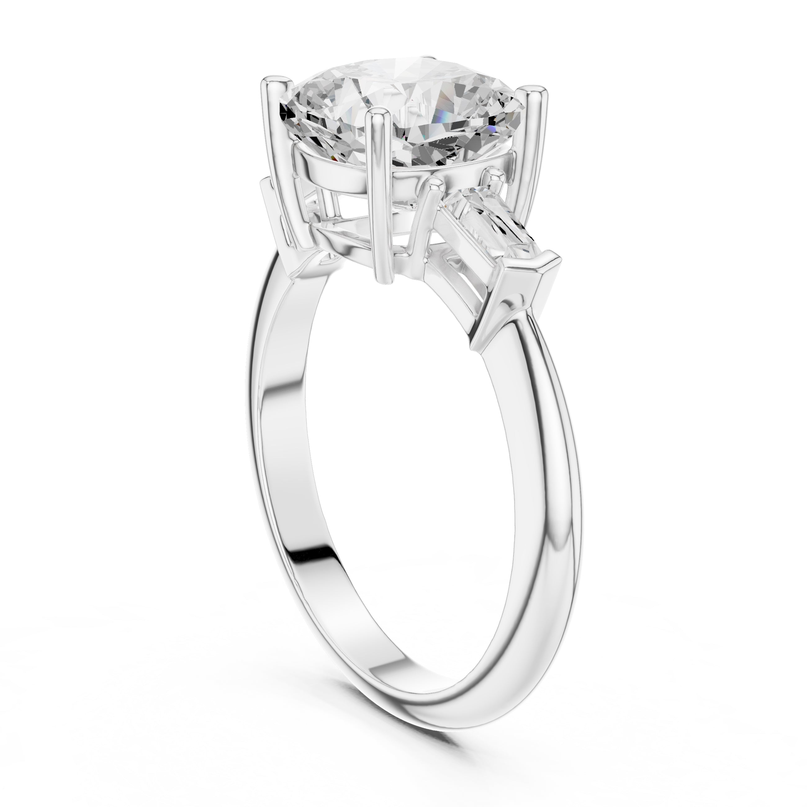 The Promise Trilogy 3ct White Gold Cushion