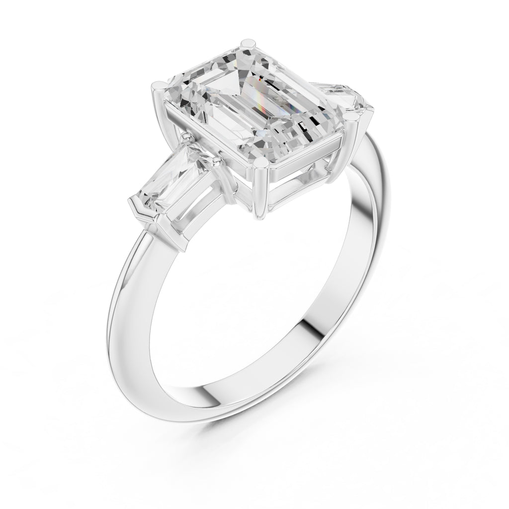 The Promise Trilogy 3ct White Gold Emerald