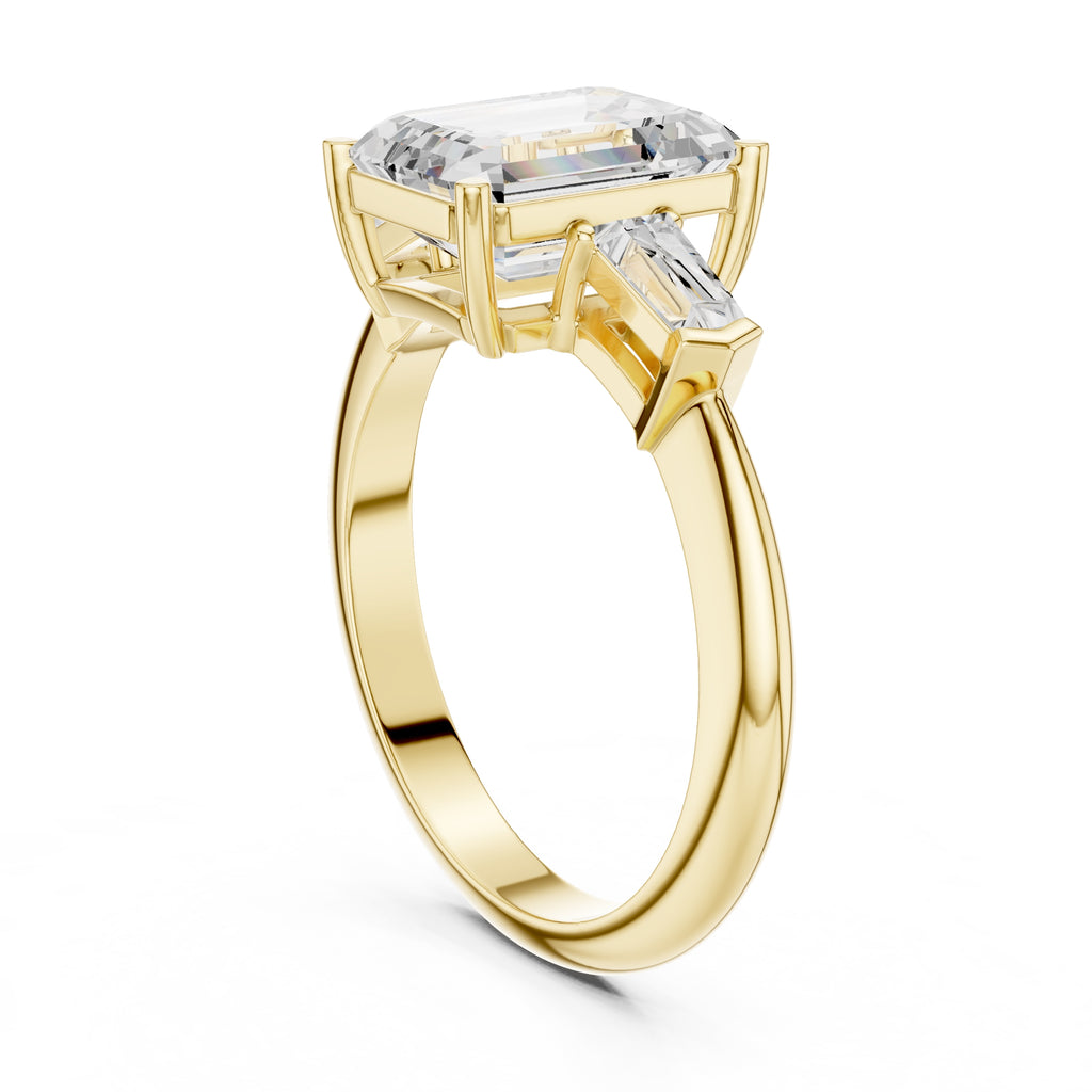 The Promise Trilogy 3ct Yellow Gold Emerald