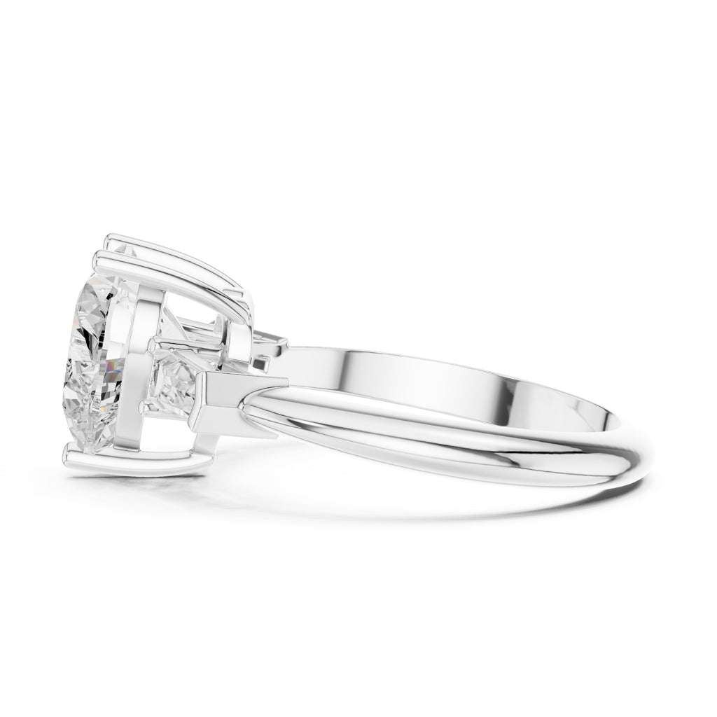 The Promise Trilogy 3ct White Gold Heart