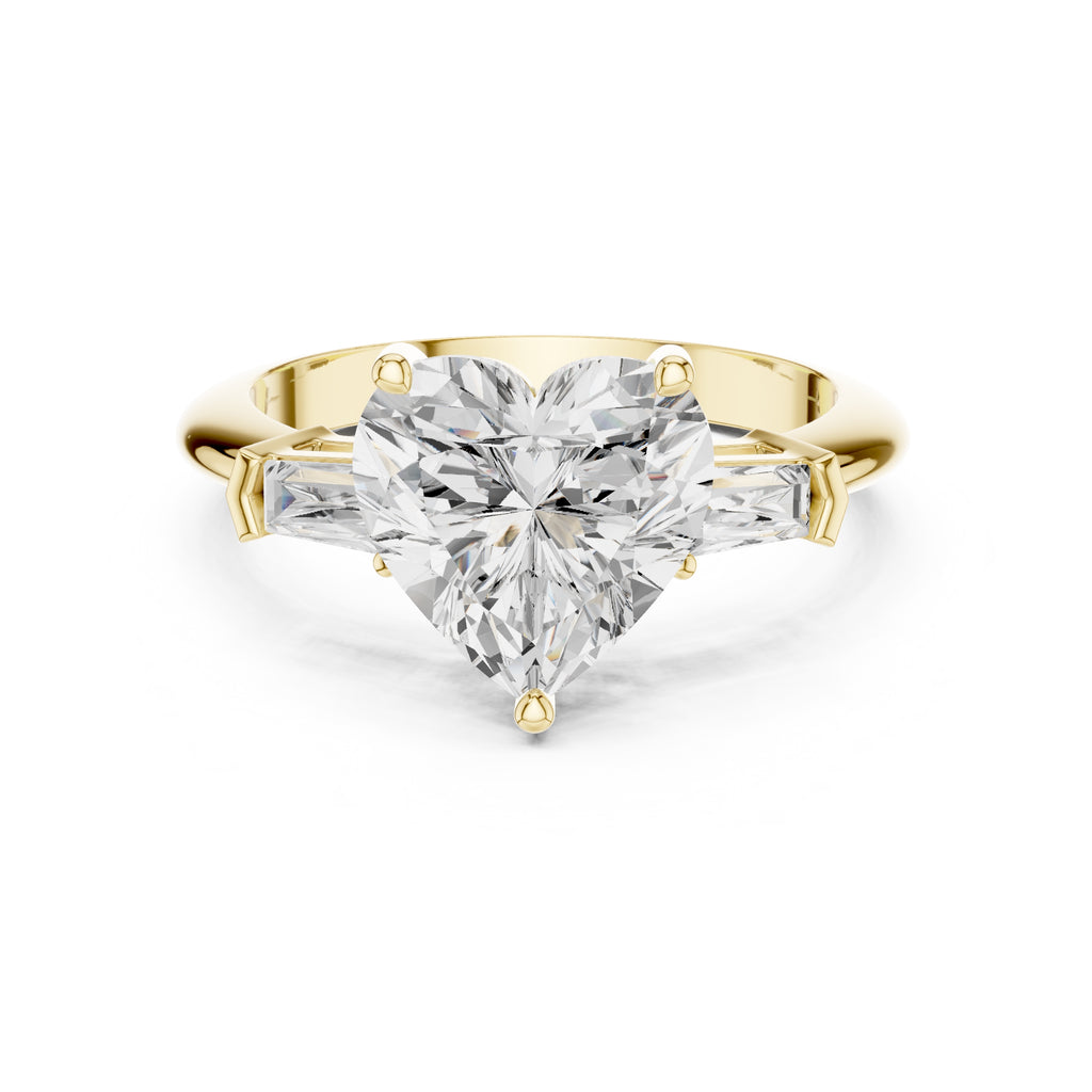 The Promise Trilogy 3ct Yellow Gold Heart