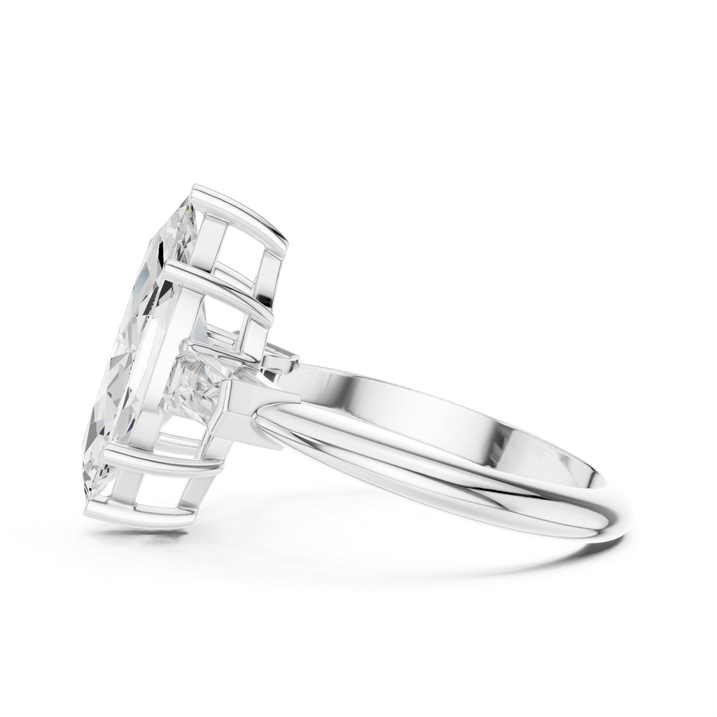 The Promise Trilogy 3ct White Gold Marquise