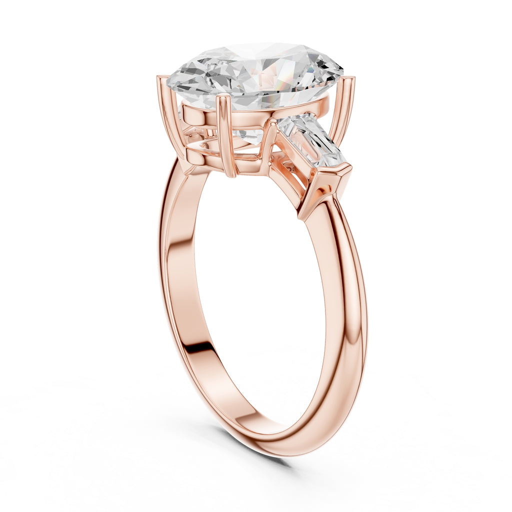 The Promise Trilogy 3ct Rose Gold Oval