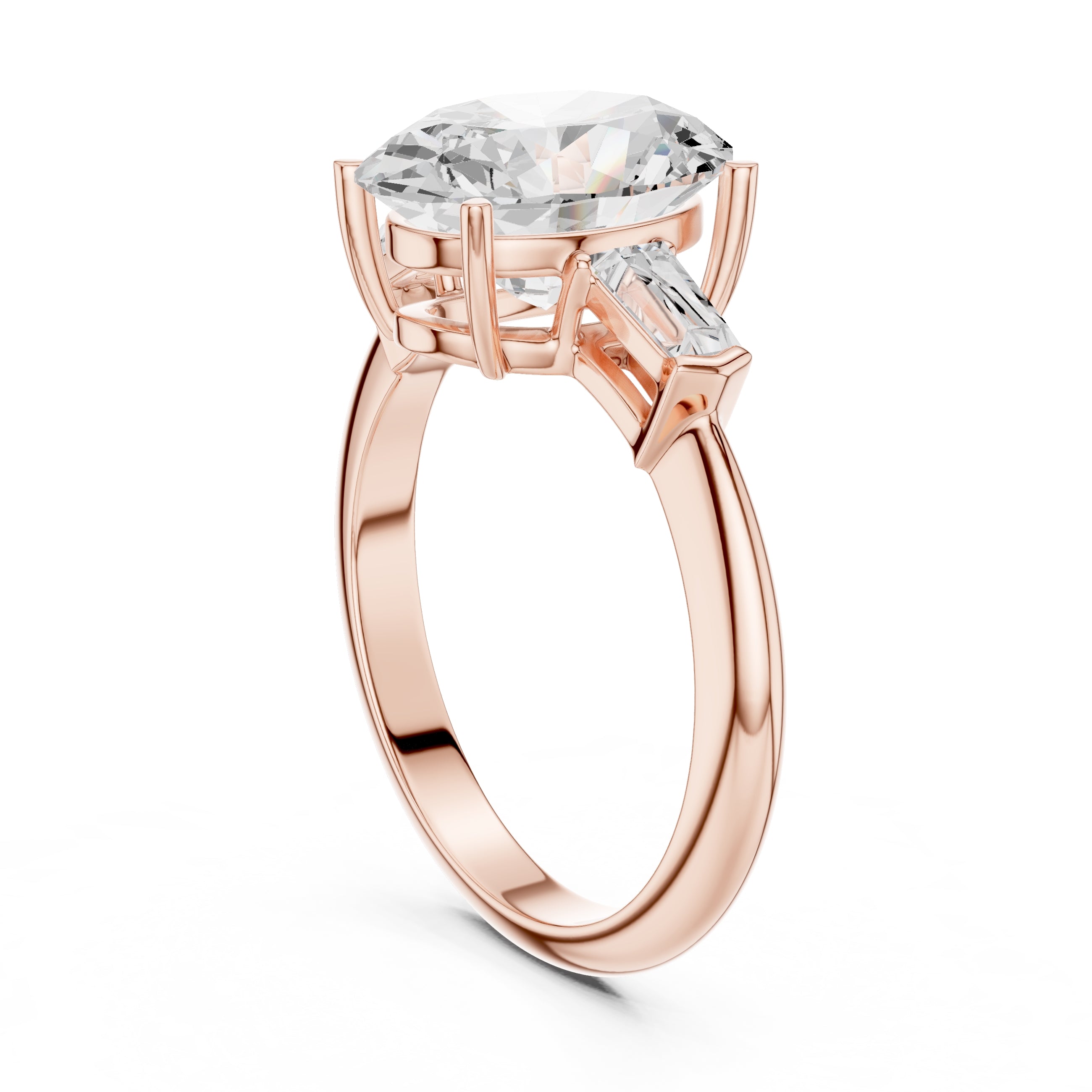 The Promise Trilogy 3ct Rose Gold Oval