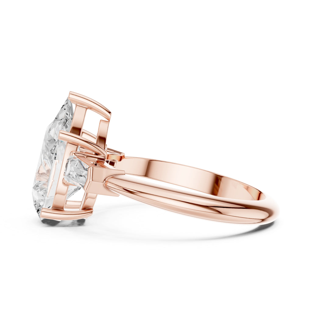 The Promise Trilogy 3ct Rose Gold Pear