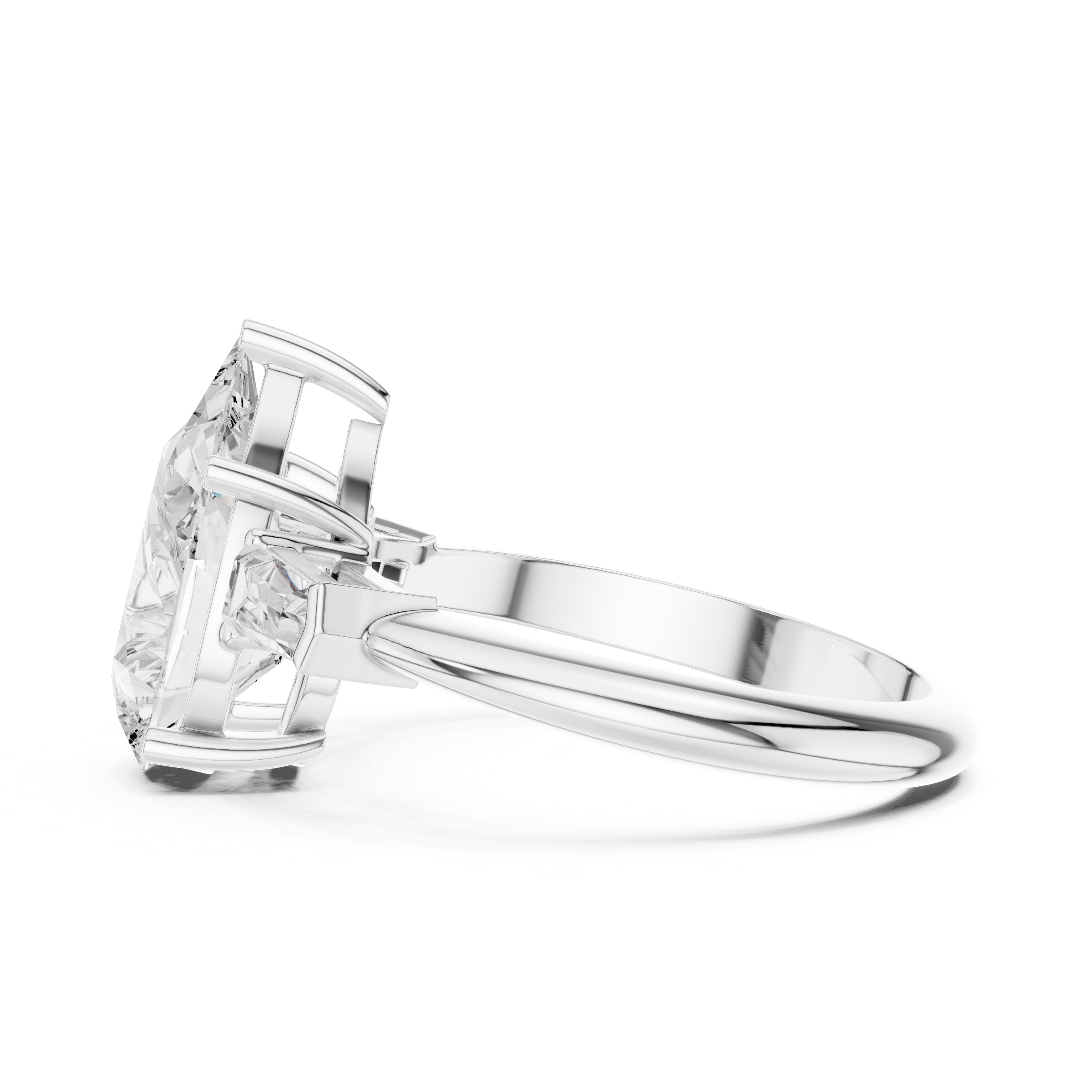 The Promise Trilogy 3ct White Gold Pear