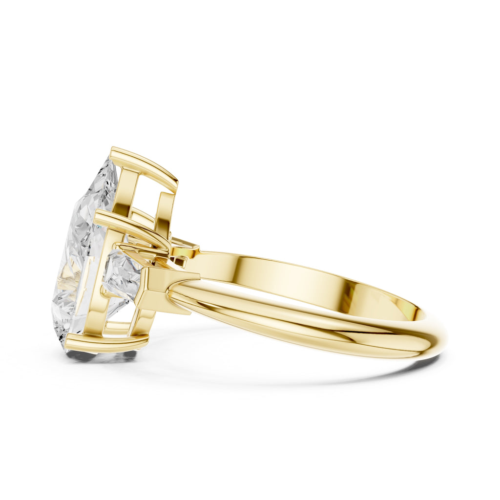 The Promise Trilogy 3ct Yellow Gold Pear