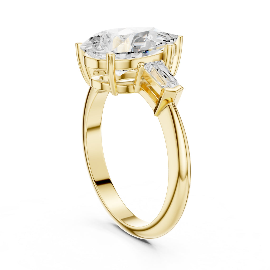 The Promise Trilogy 3ct Yellow Gold Pear