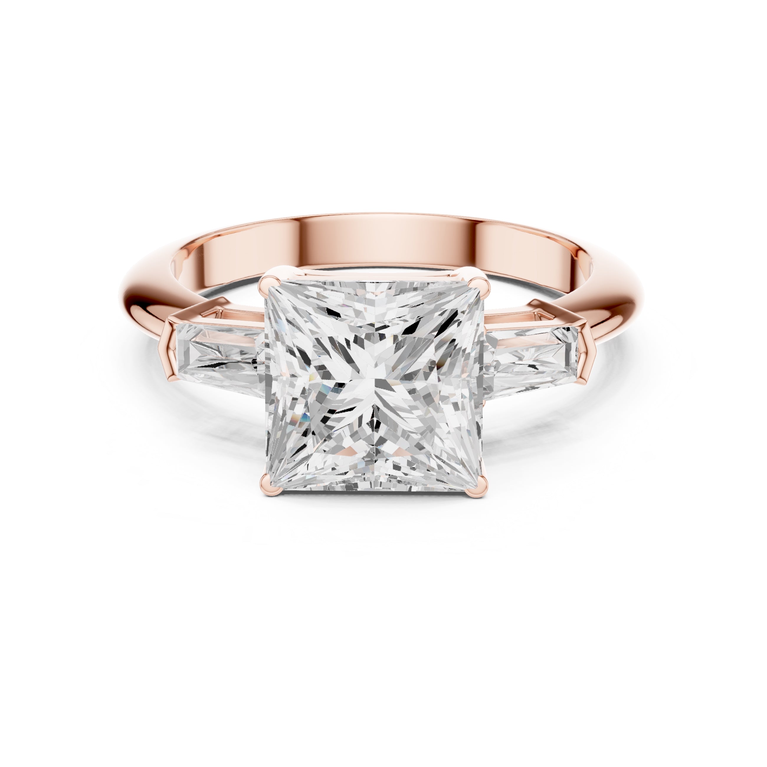 The Promise Trilogy 3ct Rose Gold Princess