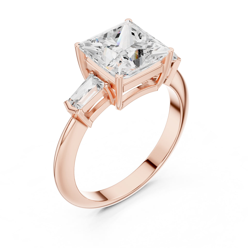 The Promise Trilogy 3ct Rose Gold Princess