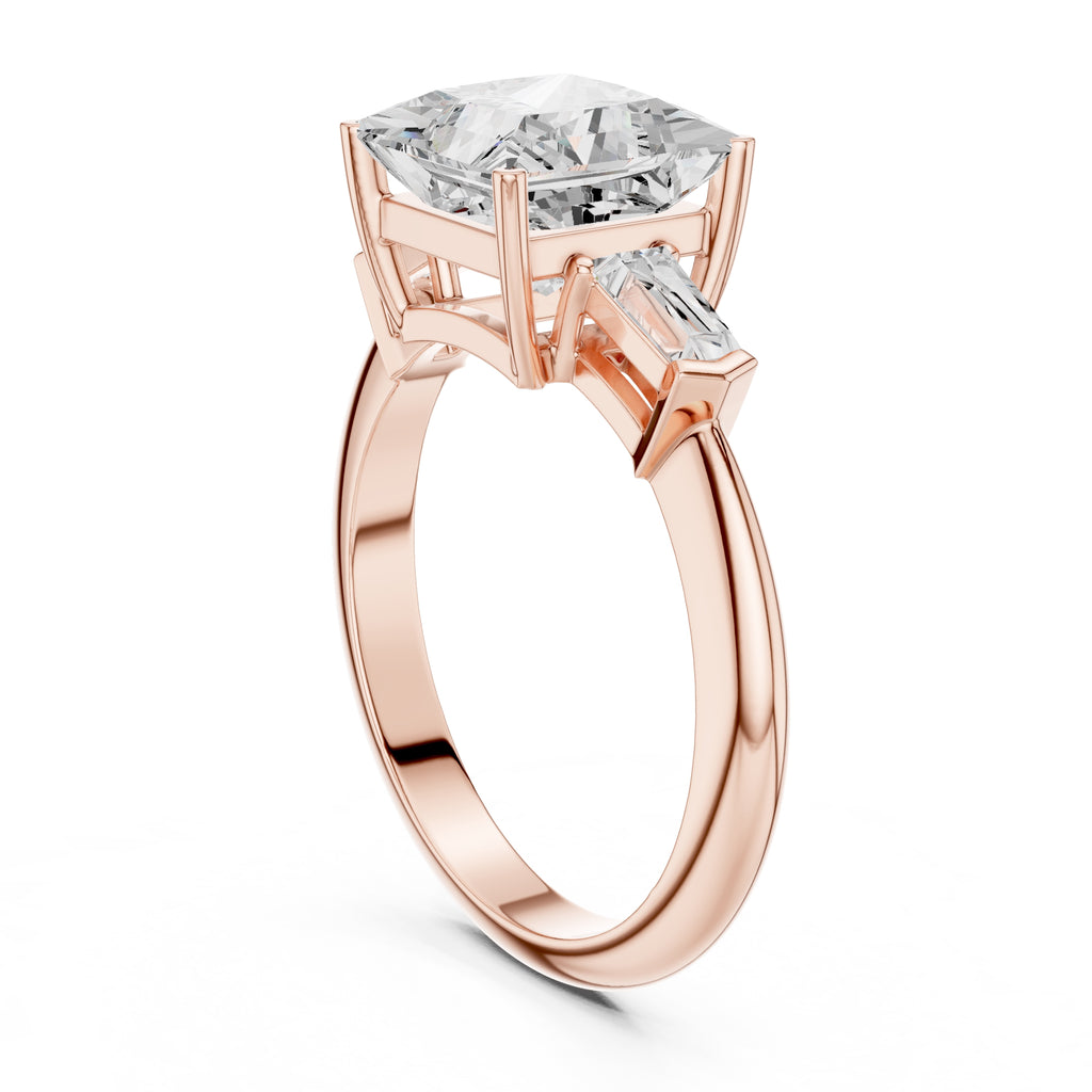 The Promise Trilogy 3ct Rose Gold Princess