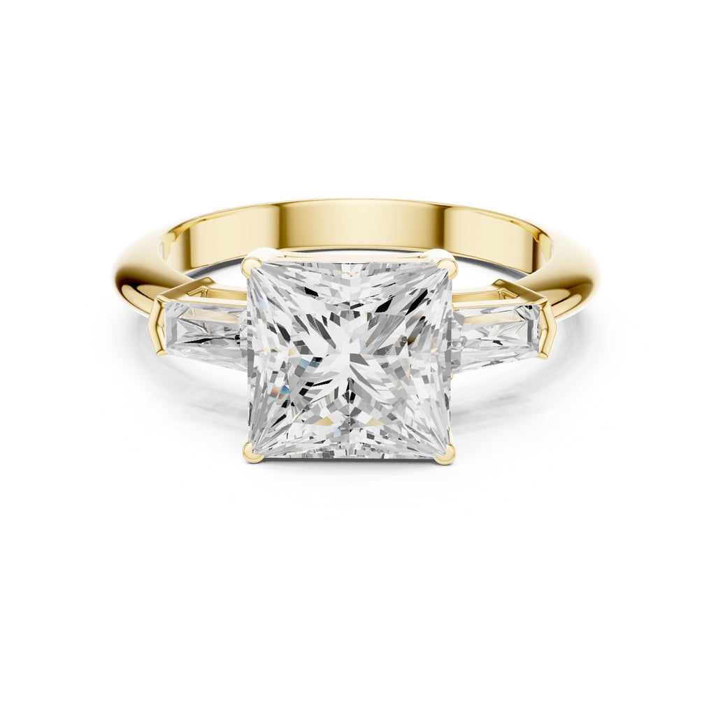 The Promise Trilogy 3ct Yellow Gold Princess