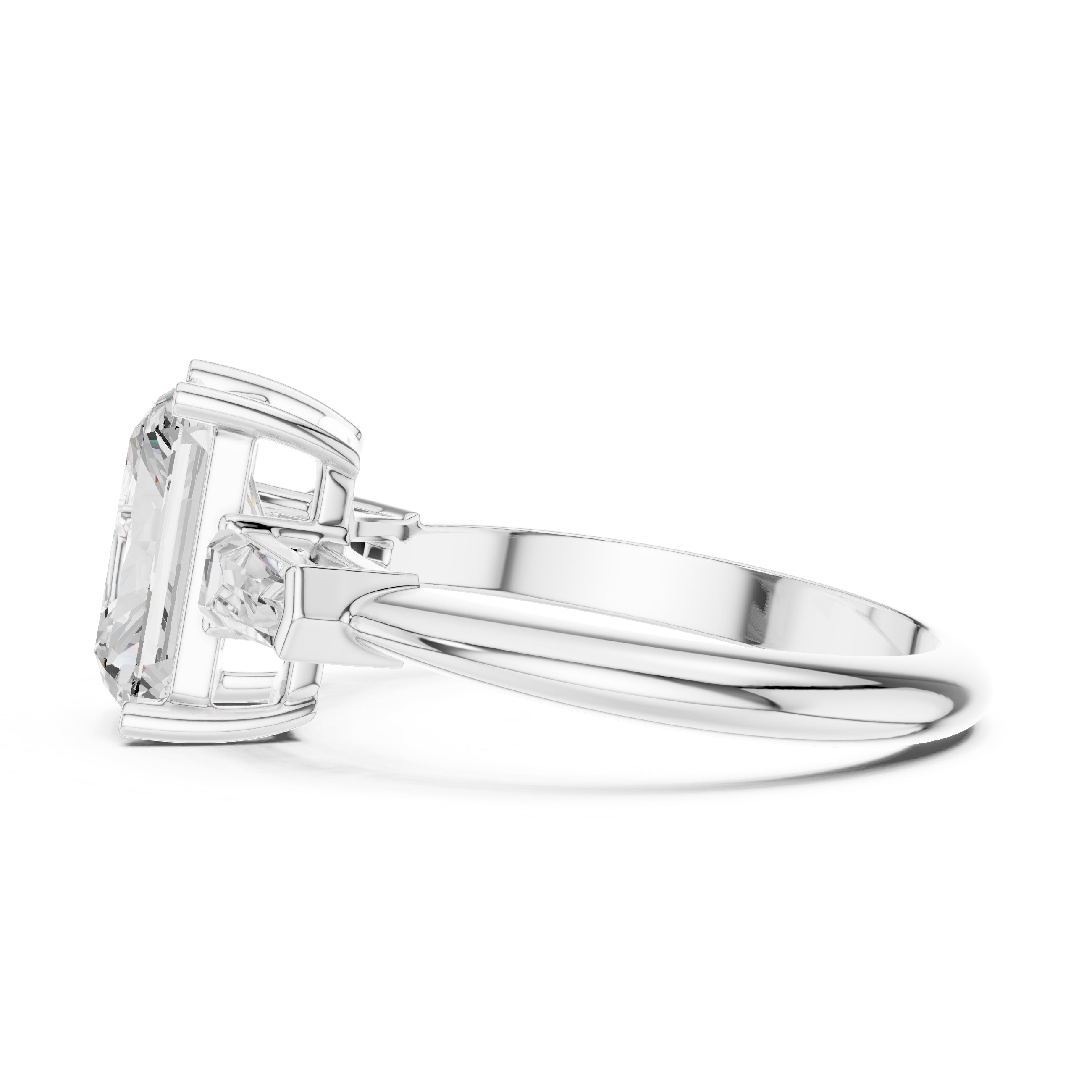 The Promise Trilogy 3ct White Gold Radiant