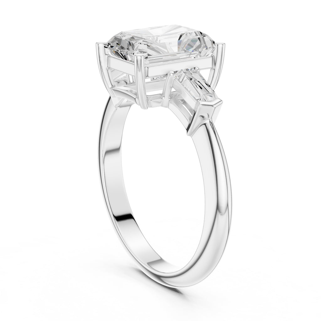 The Promise Trilogy 3ct White Gold Radiant