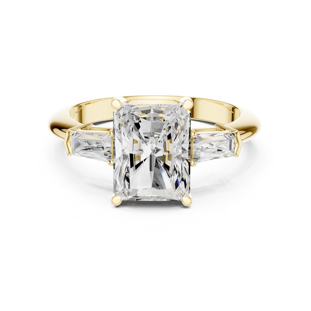 The Promise Trilogy 3ct Yellow Gold Radiant