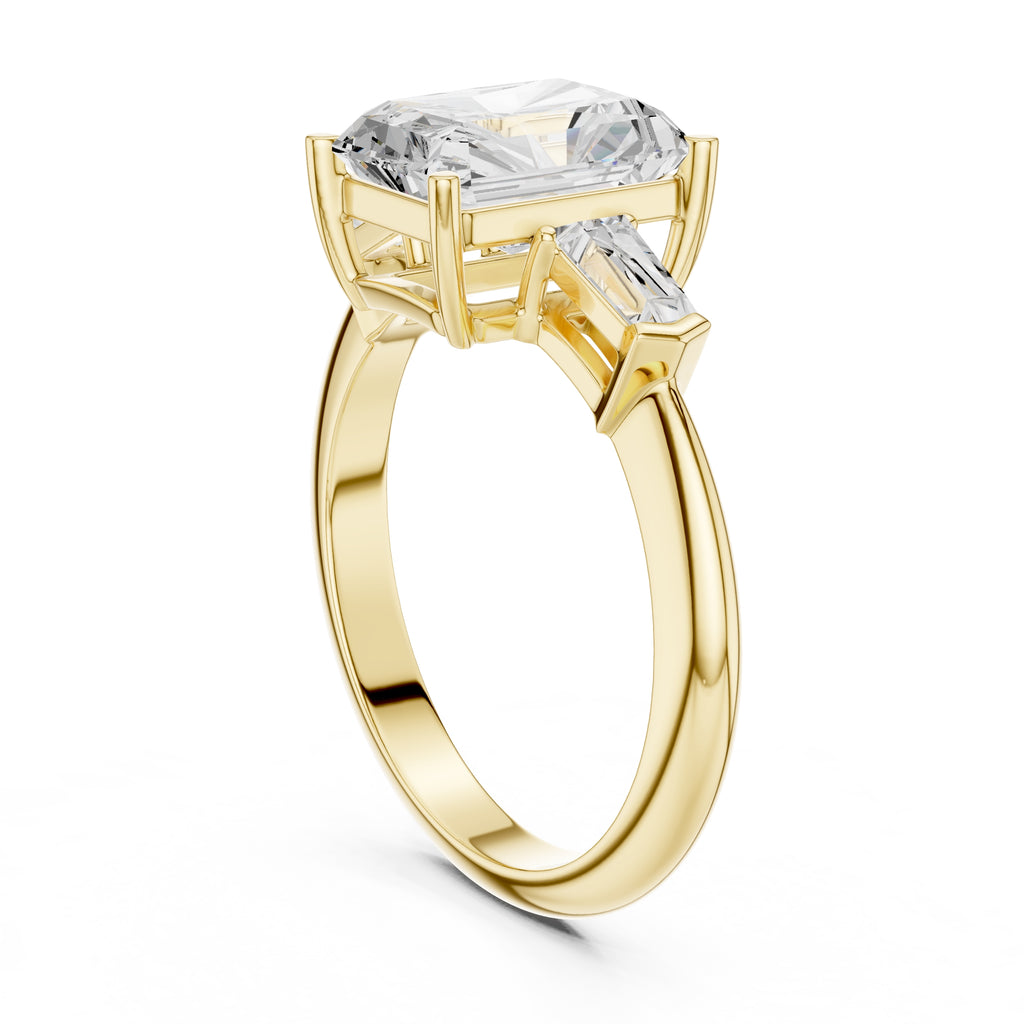 The Promise Trilogy 3ct Yellow Gold Radiant