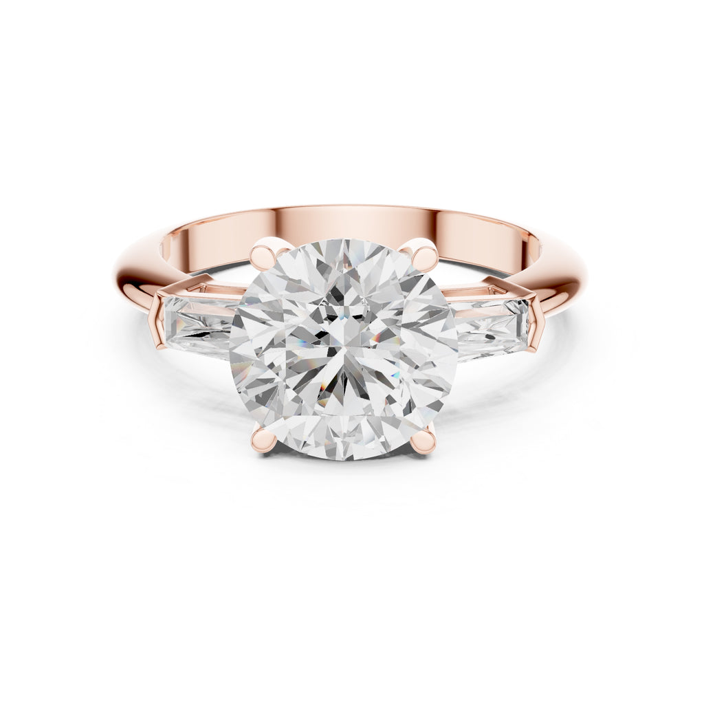 The Promise Trilogy 3ct Rose Gold Round