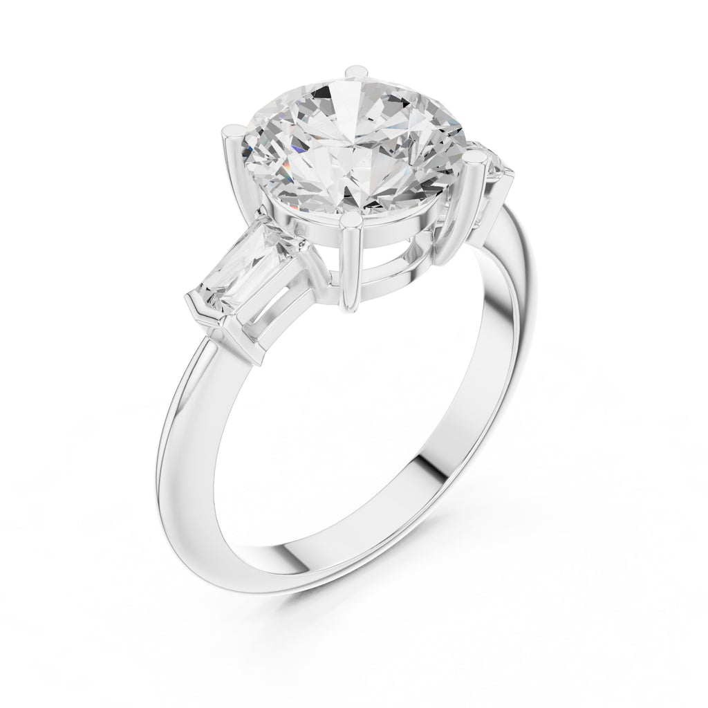 The Promise Trilogy 3ct White Gold Round