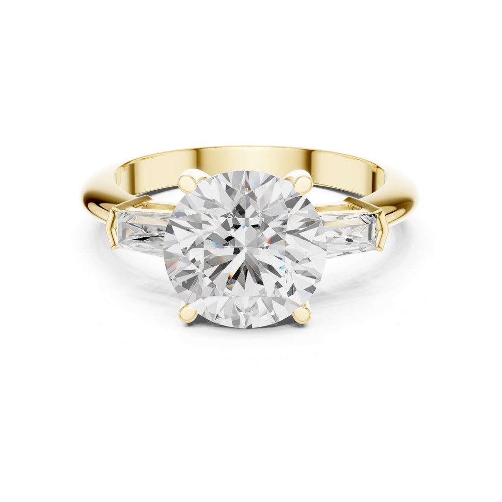 The Promise Trilogy 3ct Yellow Gold Round