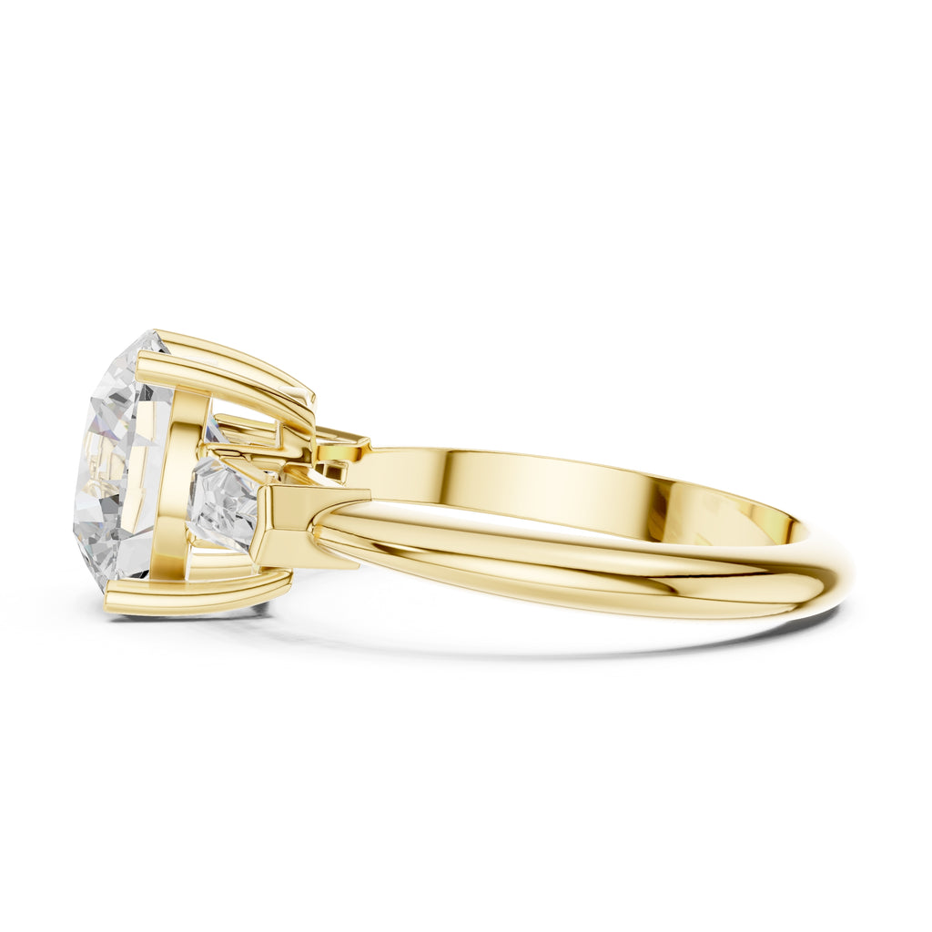 The Promise Trilogy 3ct Yellow Gold Round