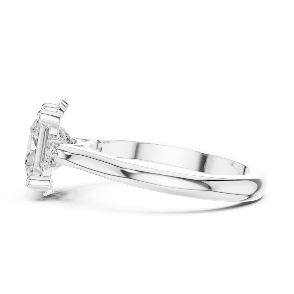 The Crown Radiance Solitaire 2ct White Gold Princess